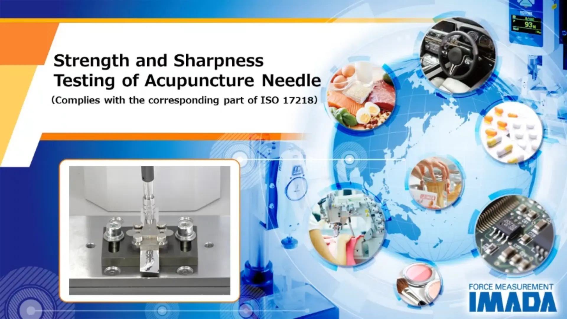 Strength and Sharpness Testing of Acupuncture Needle (Complies with the corresponding part of ISO 17218: 2014)
